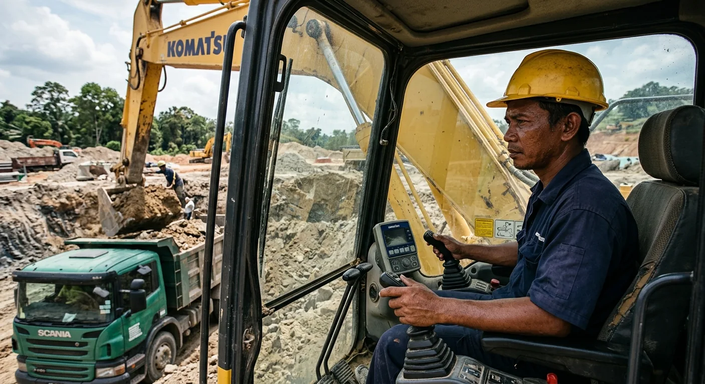Standard Excavator untuk disewa di Malaysia