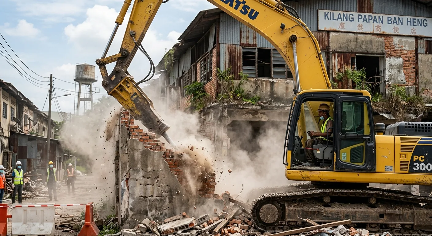 Excavator untuk Perobohan
