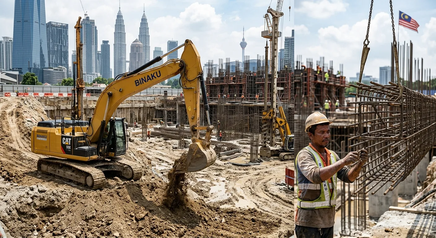Excavator untuk Asas & Pembinaan